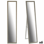 Miroir sur pied Gris Bois Verre 44 x 32,5 x 120 cm (6 Unités) Mamm