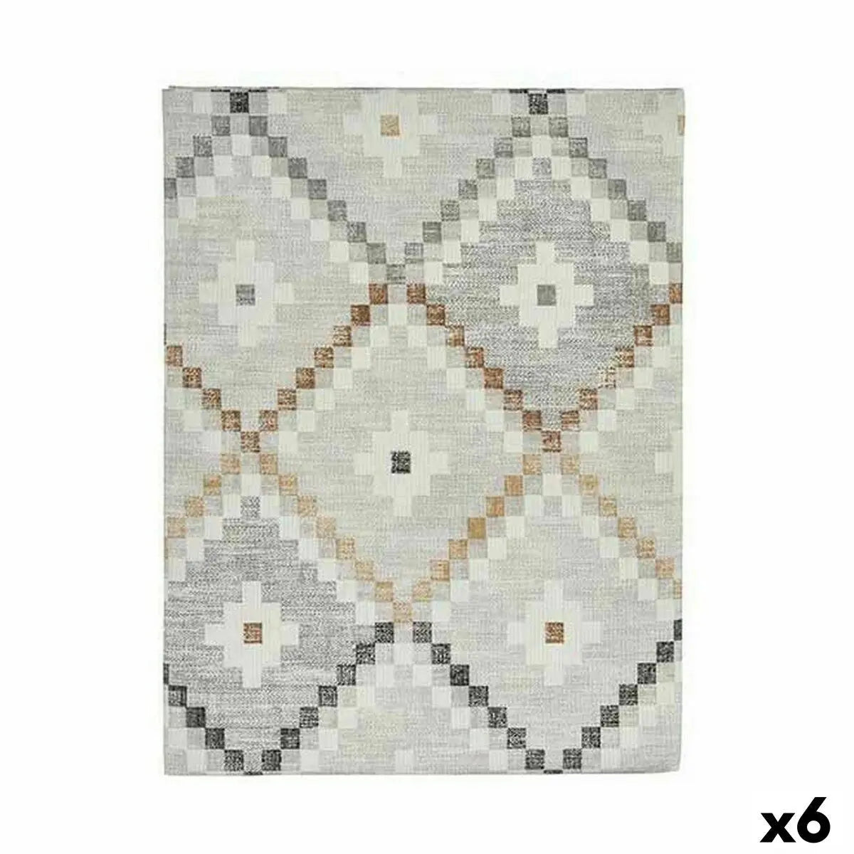 Nappe toile Antitaches Losanges 140 x 180 cm Beige (6 Unités) Mamm