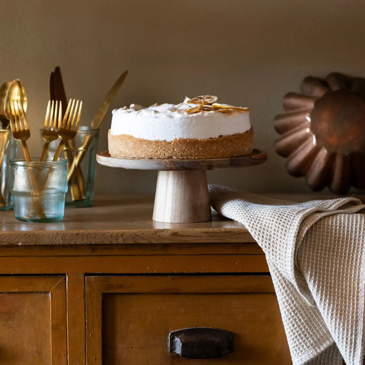 Plat à tarte Andrea House Bois Bigbuy