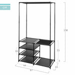 Porte-manteau Max Home Acier 87 x 158 x 45 cm (4 Unités) Bigbuy