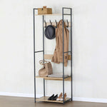 Porte-manteaux avec étagères Max Home Acier Mélamine Contre-plaqué Minimaliste 60 x 175 x 40 cm Bigbuy