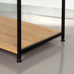 Porte-manteaux avec étagères Max Home Acier Mélamine Contre-plaqué Minimaliste 60 x 175 x 40 cm Bigbuy