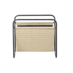 Porte-revues DKD Home Decor 39 x 26 x 36 cm Naturel Noir Métal Mamm