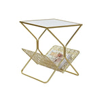 Porte-revues DKD Home Decor Miroir Doré Métal (45 x 45 x 55 cm) Mamm