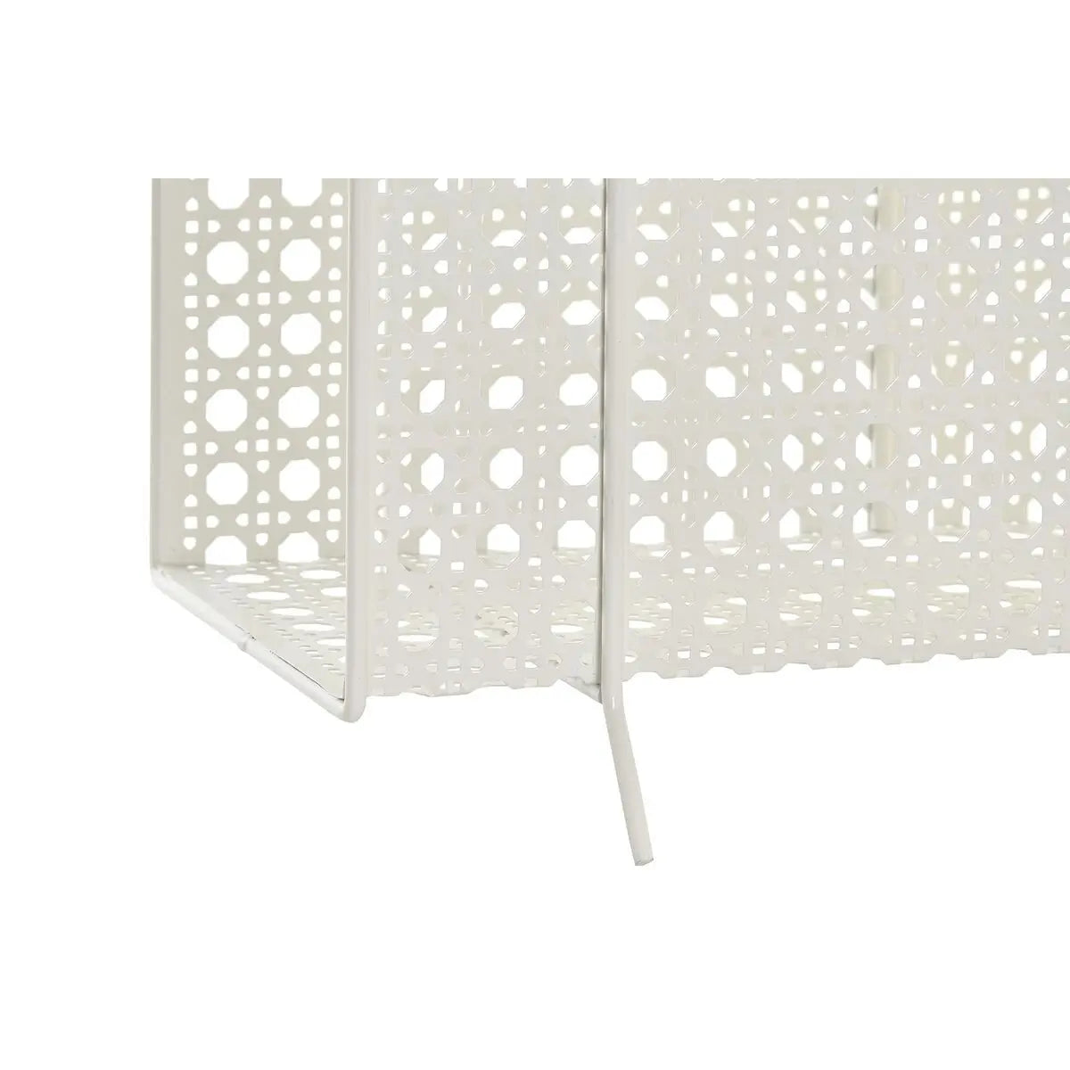 Porte-revues DKD Home Decor Naturel Métal Blanc osier (36,5 x 15 x 41 cm) Mamm