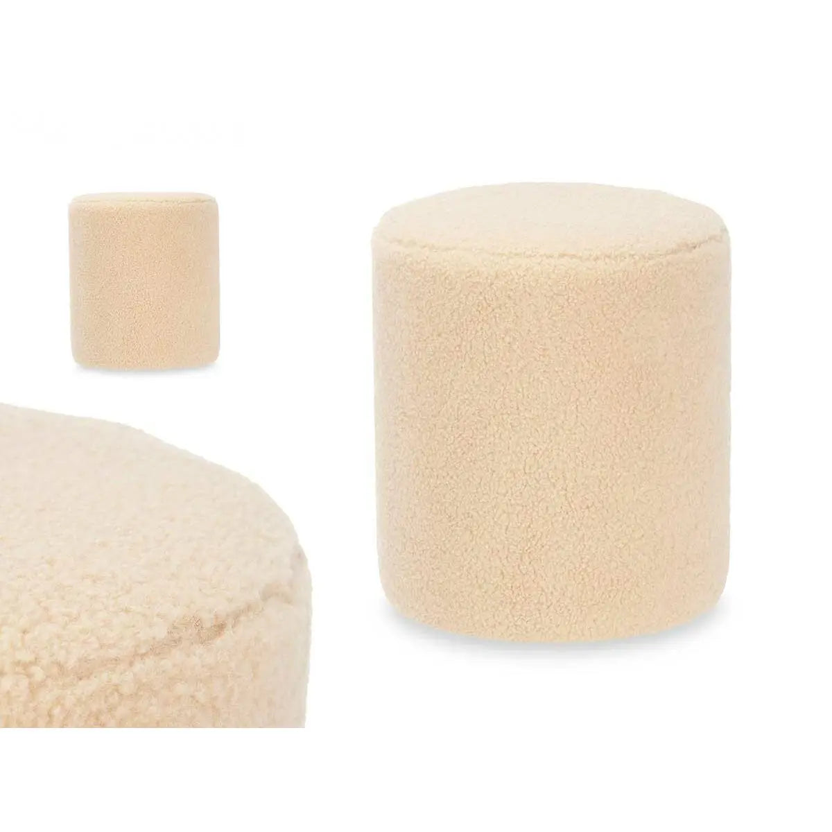 Pouf Beige 32 x 36 x 32 cm Bigbuy