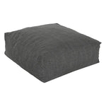 Pouf Home ESPRIT Gris 87 x 87 x 32 cm Bigbuy