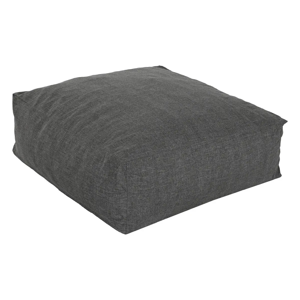 Pouf Home ESPRIT Gris 87 x 87 x 32 cm Bigbuy