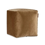 Pouf Velours Marron 30 x 30 x 30 cm (4 Unités) Mamm