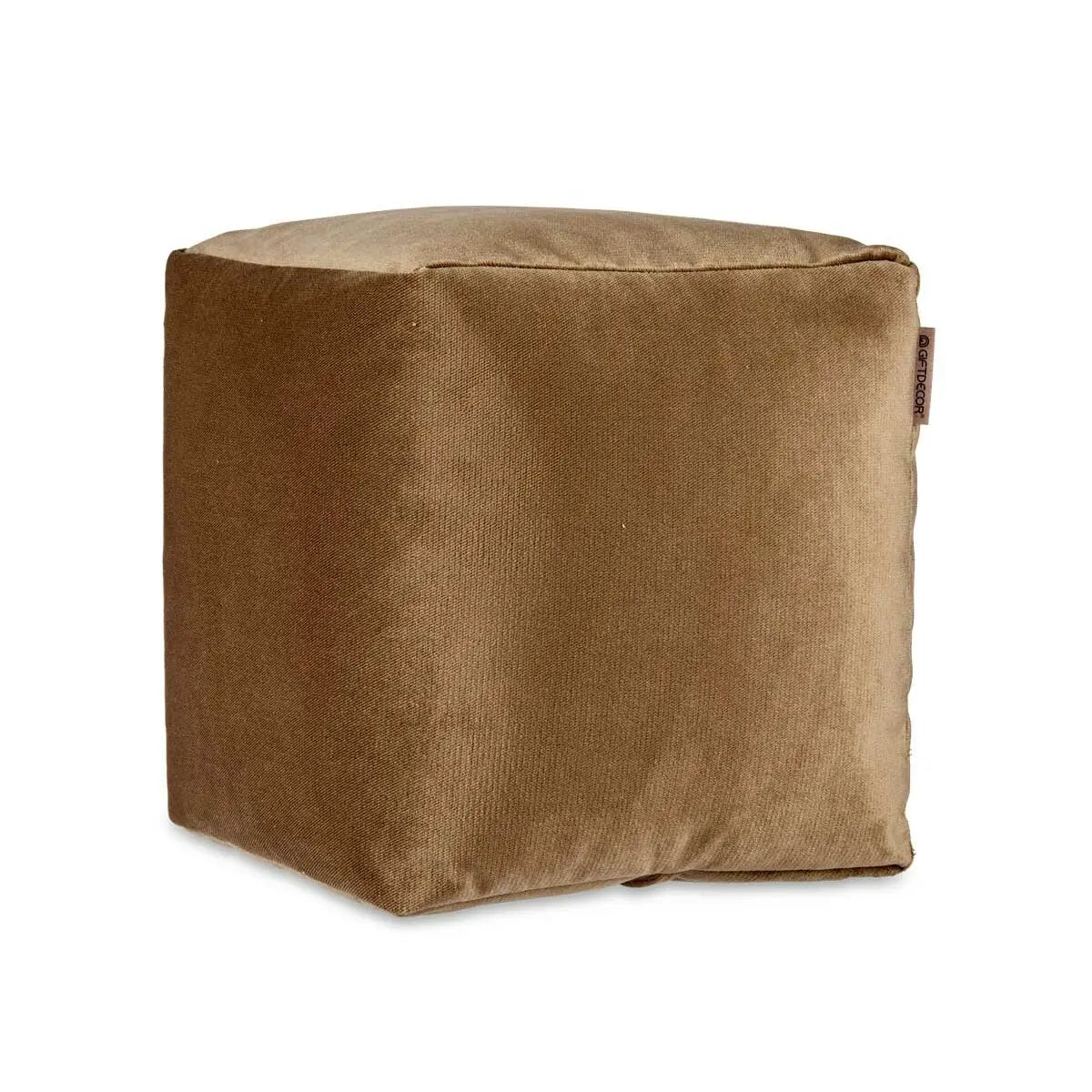 Pouf Velours Marron 30 x 30 x 30 cm (4 Unités) Mamm