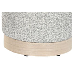 Repose-pied DKD Home Decor 32 x 32 x 38 cm Scandi Gris clair Mamm
