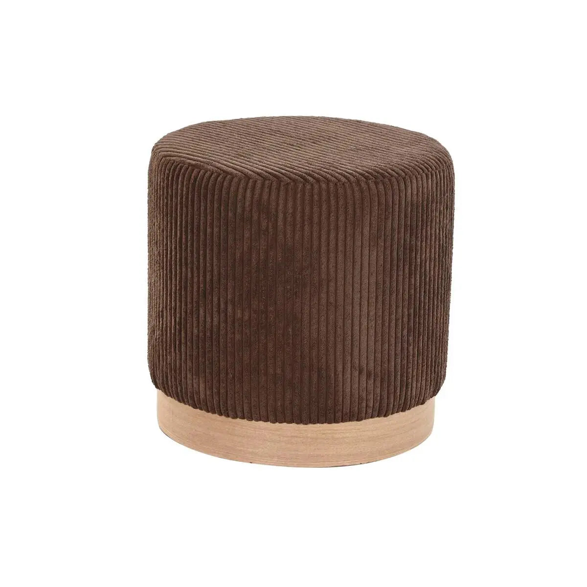 Repose-pied DKD Home Decor 40 x 40 x 40 cm Marron Clair Pin Urbaine Mamm