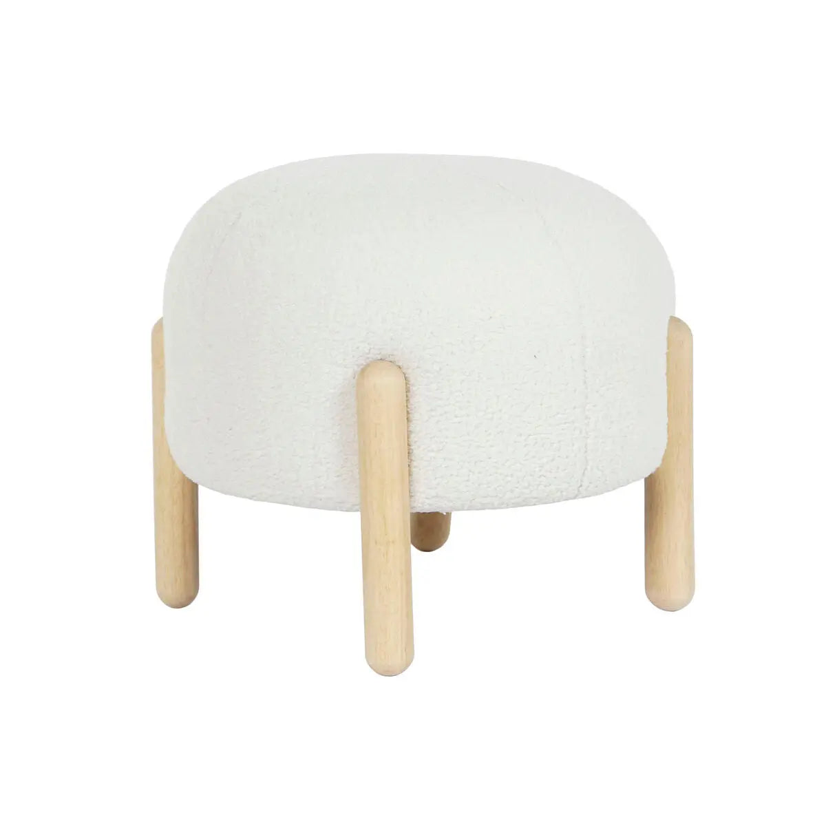 Repose-pied DKD Home Decor 45 x 45 x 36 cm Bois Blanc Mamm
