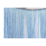 Repose-pied DKD Home Decor Argenté Métal Bleu ciel Blue marine Frange 35 x 35 x 41 cm (2 Unités) Mamm