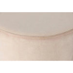 Repose-pied DKD Home Decor Beige Bordeaux Velours 40 x 40 x 42 cm (2 Unités) Mamm