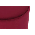 Repose-pied DKD Home Decor Beige Bordeaux Velours 40 x 40 x 42 cm (2 Unités) Mamm