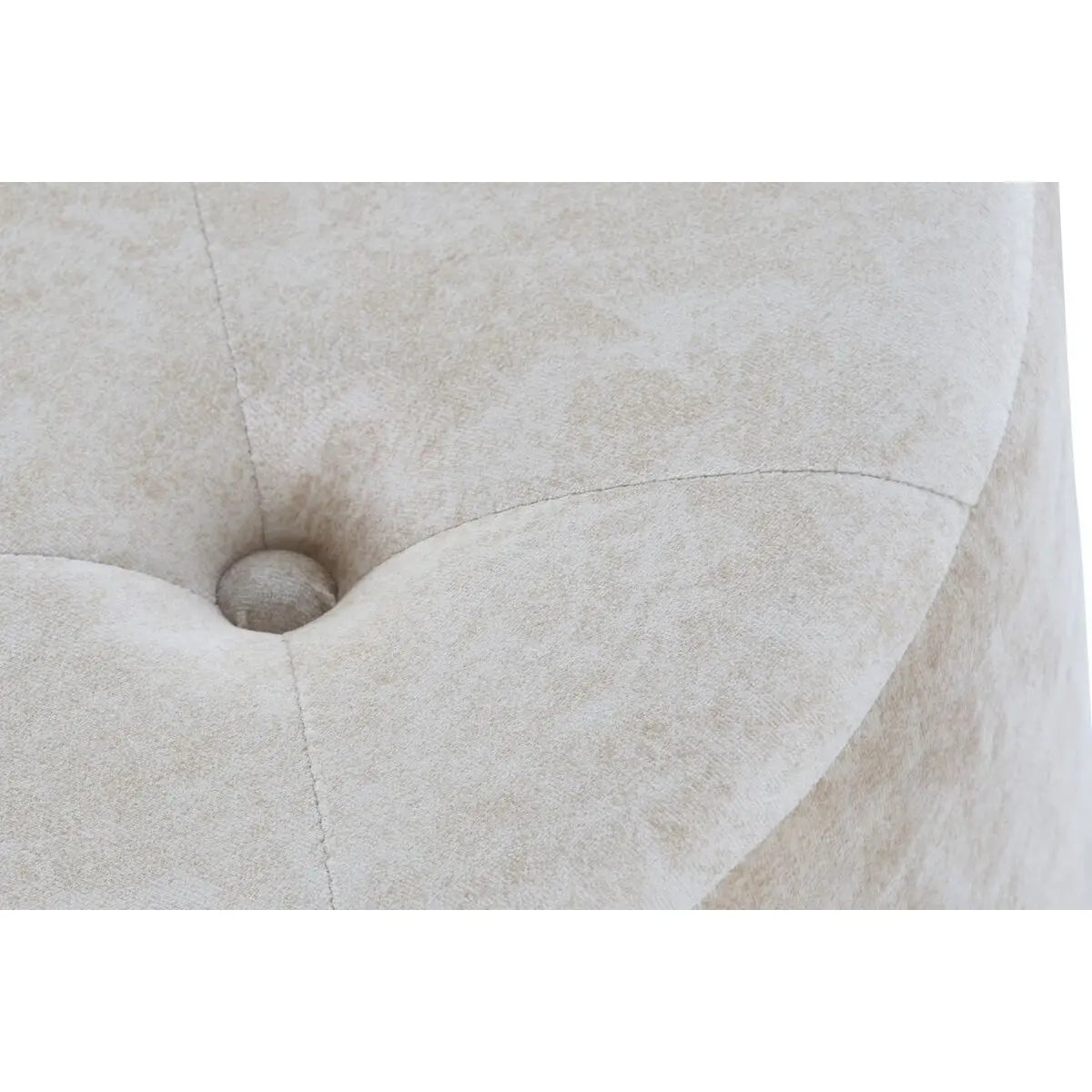 Repose-pied DKD Home Decor Beige Doré Métal Polyester (63 x 63 x 42 cm) Mamm