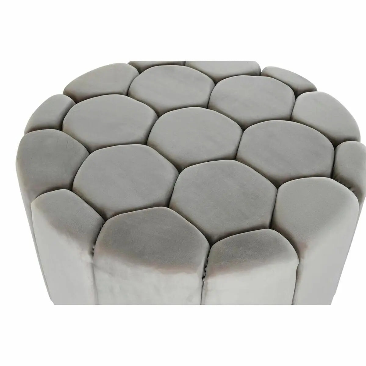 Repose-pied DKD Home Decor Beige Polyester Bois MDF (86 x 86 x 48 cm) Mamm