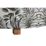 Repose-pied DKD Home Decor Beige Polyester MDF Vert Tropical (80 x 80 x 43 cm) Mamm