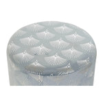 Repose-pied DKD Home Decor Bleu Polyester Métal Doré (35 x 35 x 43 cm) Mamm