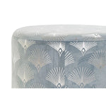 Repose-pied DKD Home Decor Bleu Polyester Métal Doré (35 x 35 x 43 cm) Mamm