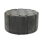 Repose-pied DKD Home Decor Gris 30 % Polyester (85 x 85 x 48 cm) Mamm
