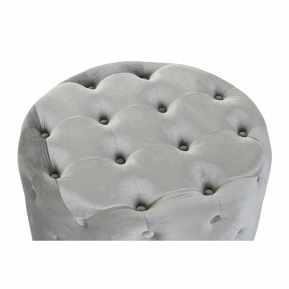 Repose-pied DKD Home Decor Gris Velours Bois MDF (80 x 80 x 43 cm) (58 x 58 x 37 cm) (2 pcs) Mamm