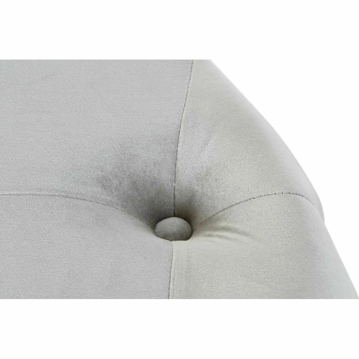 Repose-pied DKD Home Decor Gris Velours Bois MDF (80 x 80 x 43 cm) (58 x 58 x 37 cm) (2 pcs) Mamm
