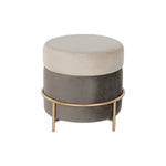 Repose-pied DKD Home Decor Marron Gris Doré Métal 48 x 48 x 46 cm Mamm