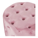 Repose-pied DKD Home Decor Rose Velvet Bois MDF Glam (2 pcs) Bigbuy