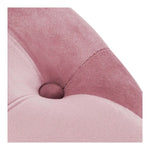Repose-pied DKD Home Decor Rose Velvet Bois MDF Glam (2 pcs) Bigbuy