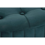 Repose-pied DKD Home Decor Vert Gris Bordeaux Doré Métal Velours 80 x 80 x 45 cm Mamm