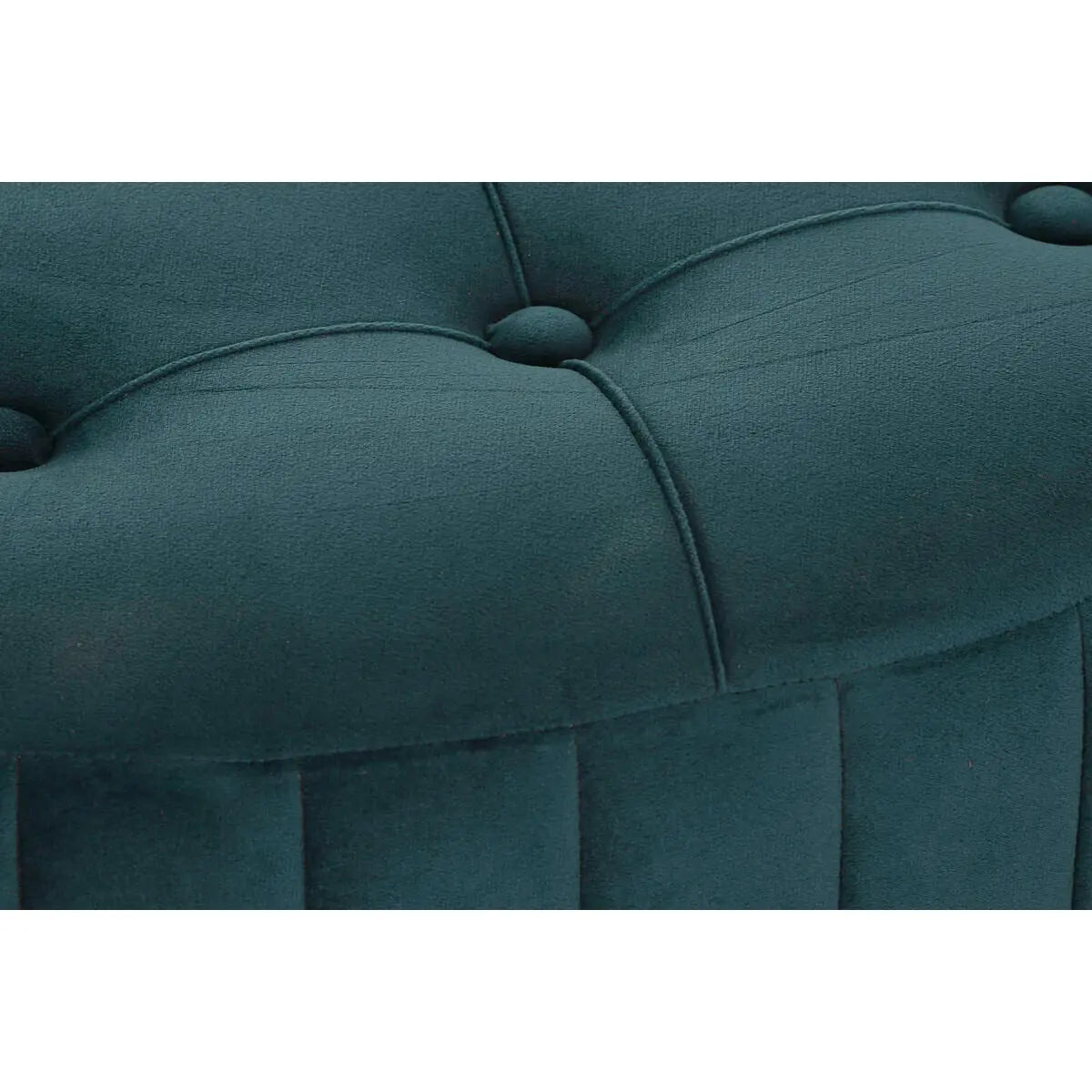 Repose-pied DKD Home Decor Vert Gris Bordeaux Doré Métal Velours 80 x 80 x 45 cm Mamm