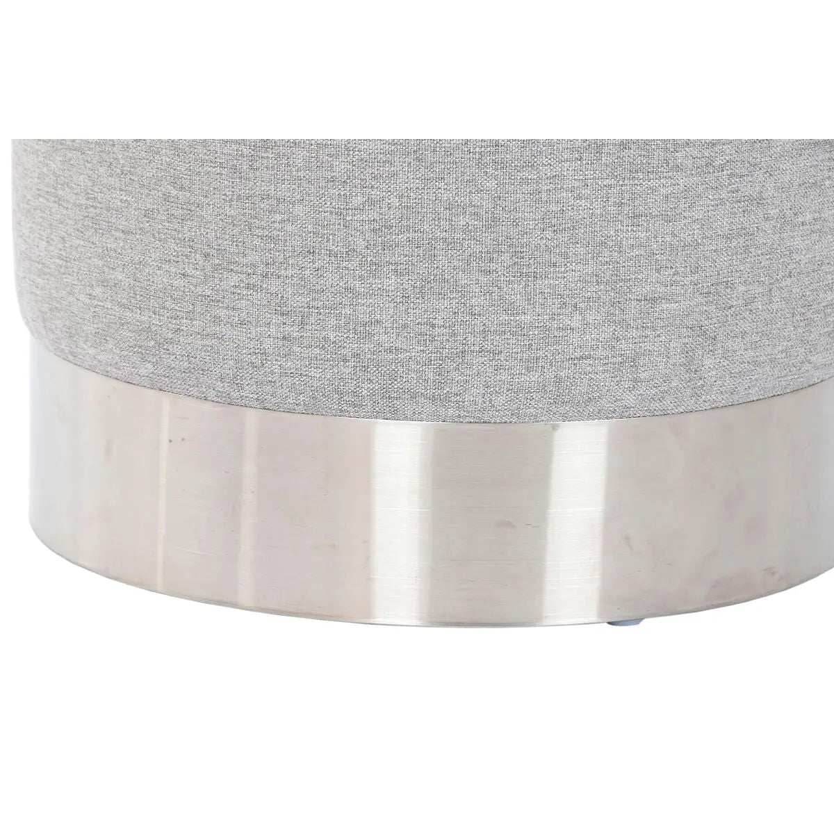 Repose-pied Home ESPRIT Gris Argenté 35 x 35 x 42 cm Bigbuy