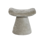 Repose-pied Home ESPRIT Gris Polyester Bois MDF Moderne 52 x 40 x 48,5 cm Bigbuy