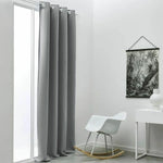 Rideau TODAY Acier Gris clair 140 x 240 cm Bigbuy