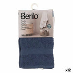 Serviette de toilette 30 x 0,5 x 50 cm Bleu (12 Unités) Mamm
