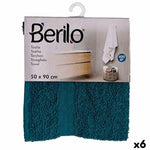 Serviette de toilette Bleu 50 x 90 cm (6 Unités) Mamm
