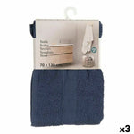 Serviette de toilette Bleu (70 x 0,5 x 130 cm) (3 Unités) Mamm