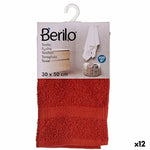 Serviette de toilette Couleur brique 30 x 50 cm (12 Unités) Mamm