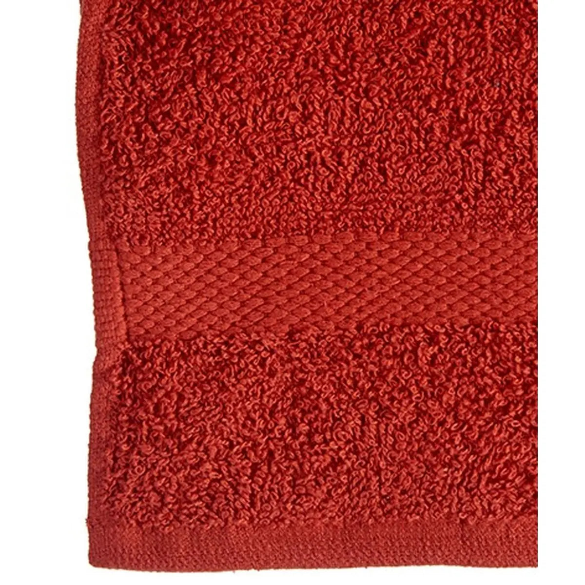 Serviette de toilette Couleur brique 30 x 50 cm (12 Unités) Mamm