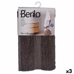 Serviette de toilette Gris 70 x 130 cm (3 Unités) Mamm