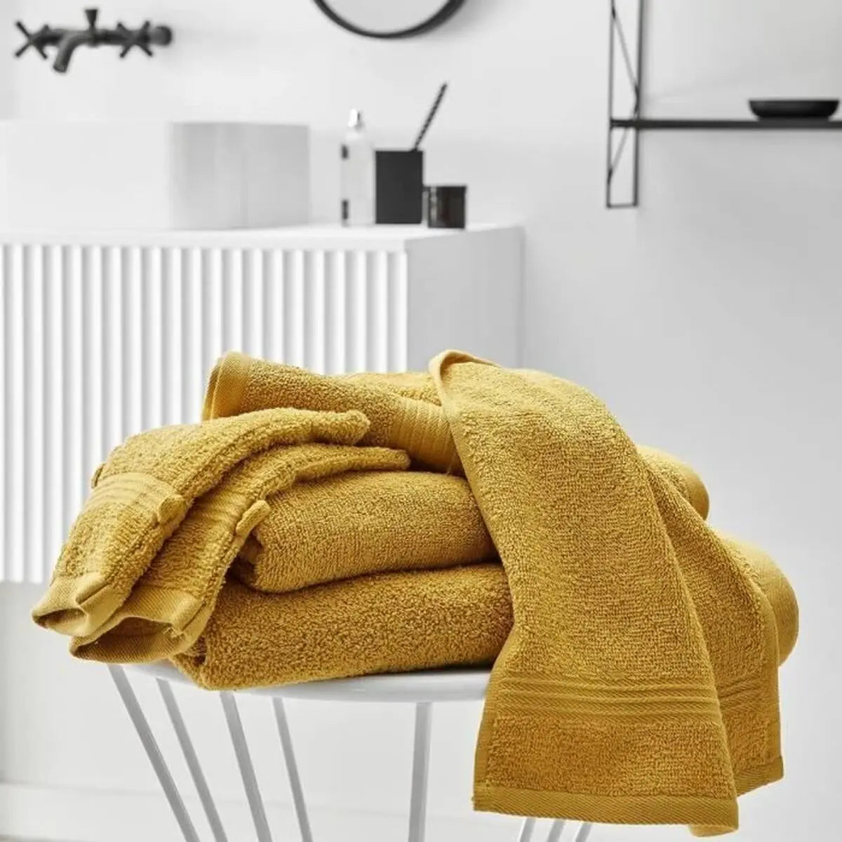 Serviette de toilette TODAY Essential Ocre 90 x 150 cm Mamm