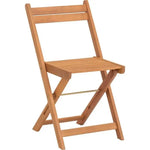 Set bistrot en bois d'acacia FSC - Composé d'une table carrée et de 2 chaises pliables Octopia
