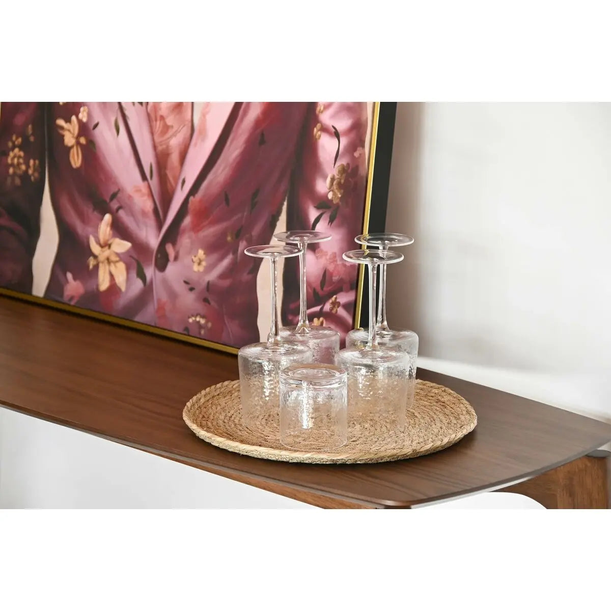 Set de Verres Home ESPRIT Transparent Verre Avec relief (6 Unités) Mamm
