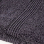 TODAY Essential - Lot de 2 serviettes de toilette 50x90 cm 100% Coton coloris fusain Mamm