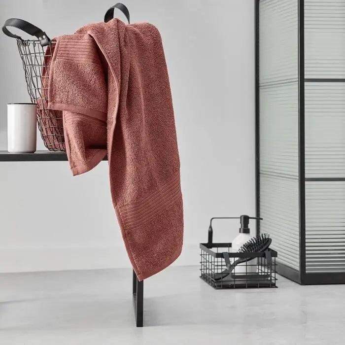 TODAY Essential - Maxi drap de bain 90x150 cm 100% Coton coloris terracotta Mamm