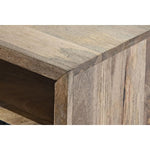 Table Basse DKD Home Decor Noir Marron Clair Métal Bois de manguier 120 x 60 x 45 cm Bigbuy