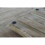 Table Basse DKD Home Decor Noir Naturel Bois Métal 120 x 120 x 55 cm Mamm