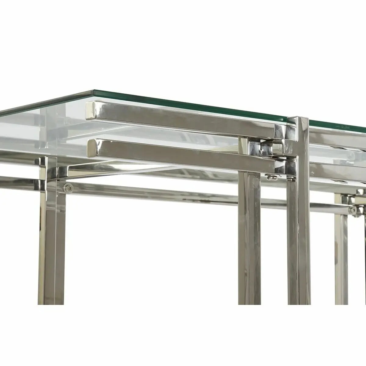 Table Basse DKD Home Decor Verre Acier inoxydable (120 x 60 x 45 cm) Mamm